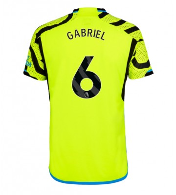 Arsenal Gabriel Magalhaes #6 Replika Udebanetrøje 2023-24 Kortærmet